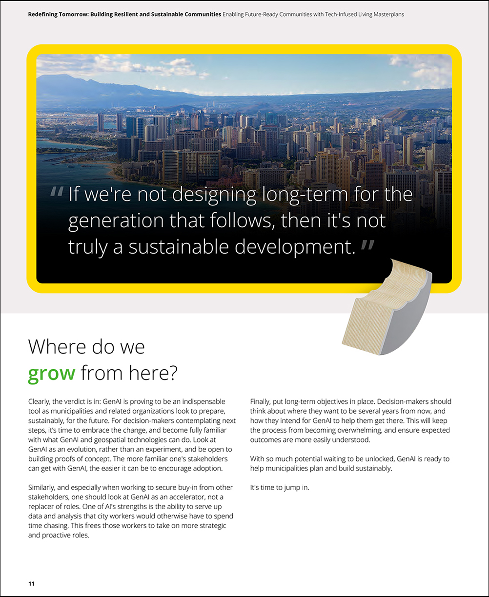 POV for Deloitte on building resilient and sustainable communities, page 11