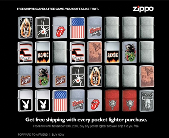 Zippo game screen image 2